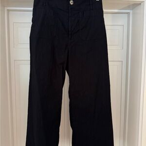 Anthropologie Ma&EvE 'The Colette' Black Wide-Leg Pants